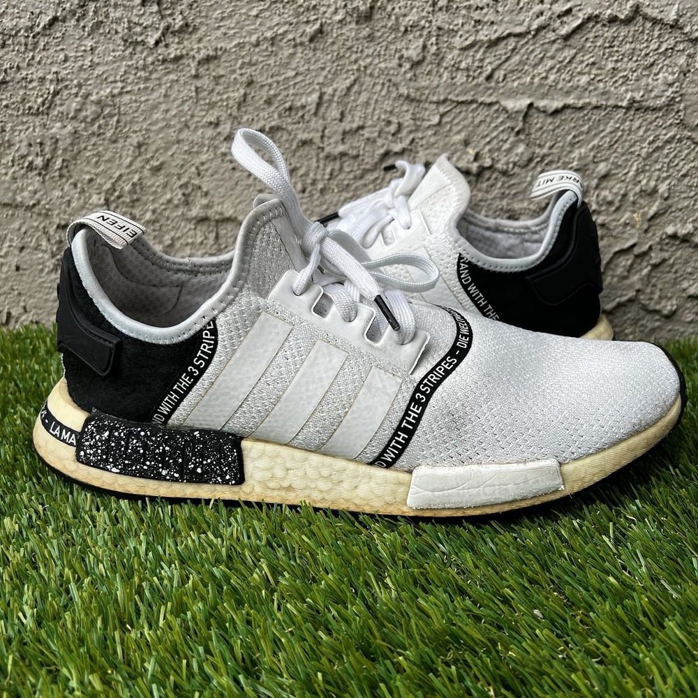 Adidas NMD R1 Speckle Pack EF3326 Mens 8.5 Running Shoes White Athletic Sneakers